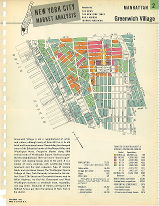 Greenwich Village 1943 map
