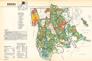 Bronx 1943 map